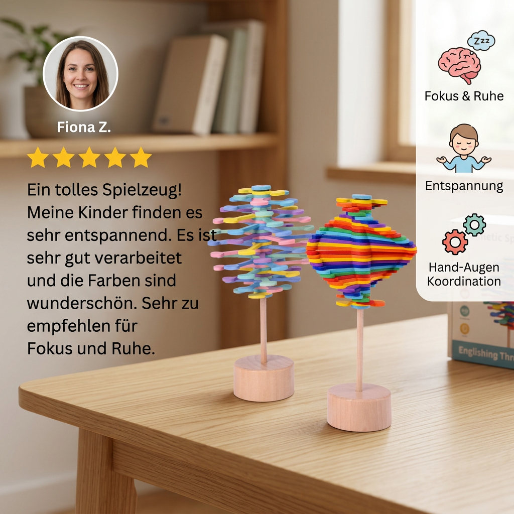 Holz-Kreiselspielzeug – Für Entspannung und Konzentration