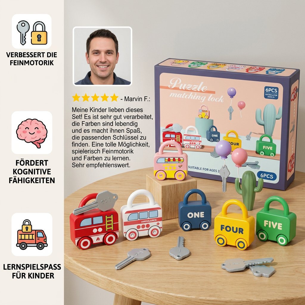 InteractiveLocks – Montessori-Lernspielzeug mit interaktiven Verschlüssen