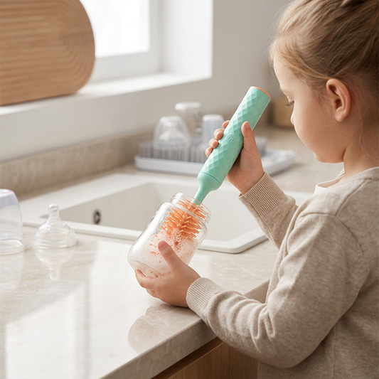 BottleClean – Elektrisches Babyflaschen-Reinigungsset