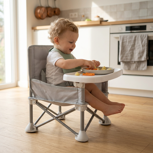 KiddyThrone – Tragbarer Campingstuhl für Kleinkinder