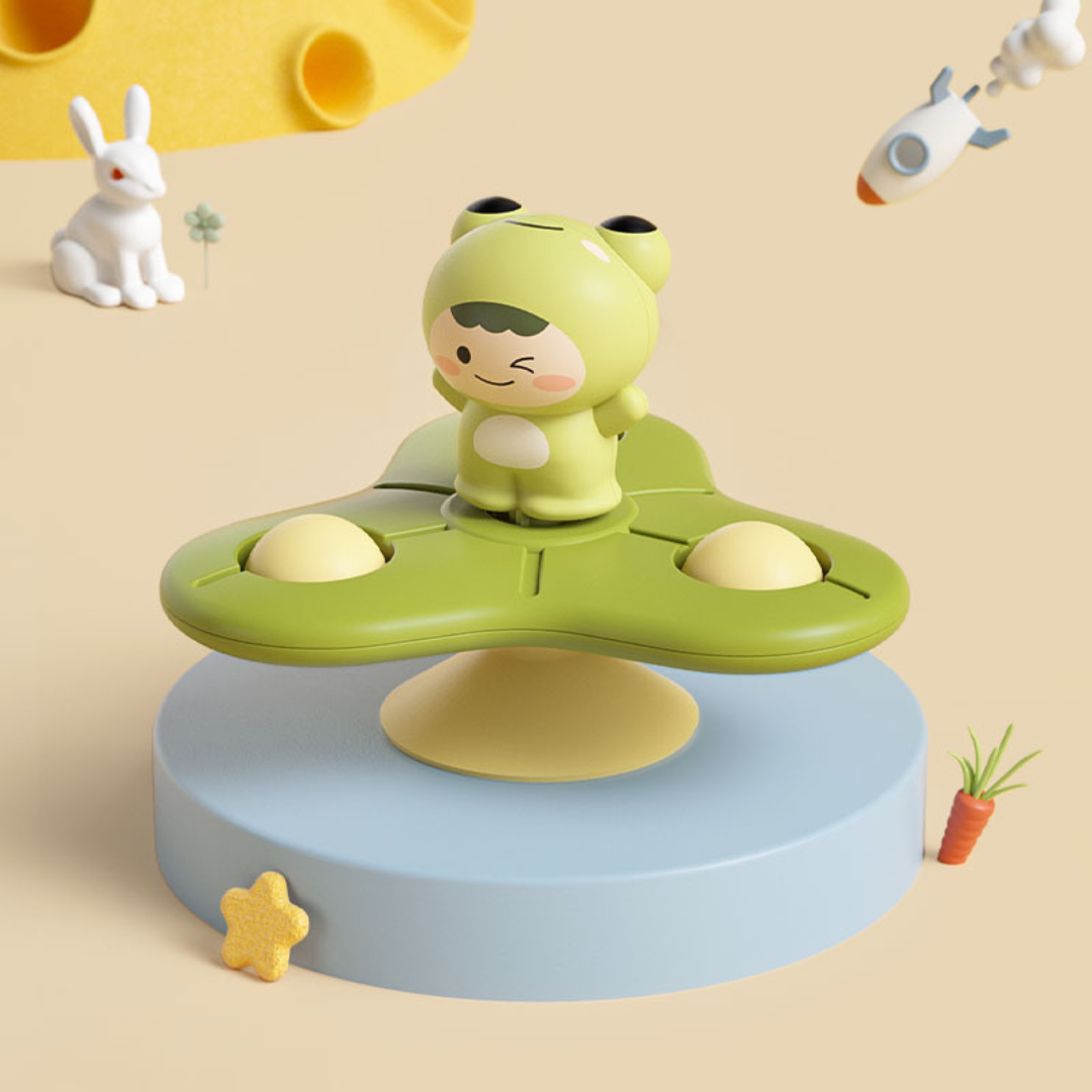 Montessori Saugnapf Spinner – Rotierendes Lernspielzeug