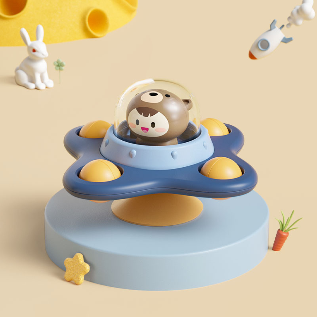 Montessori Saugnapf Spinner – Rotierendes Lernspielzeug