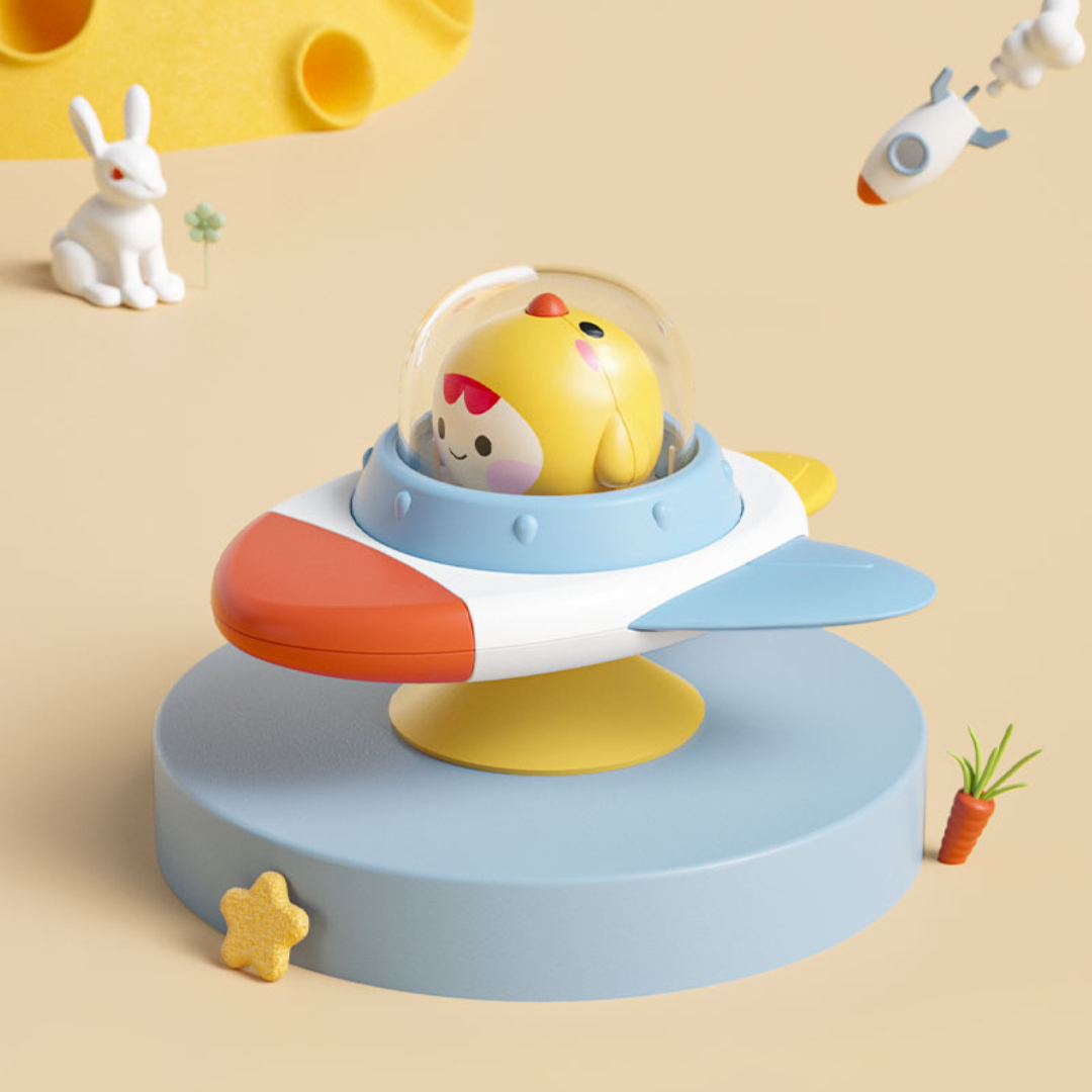 Montessori Saugnapf Spinner – Rotierendes Lernspielzeug