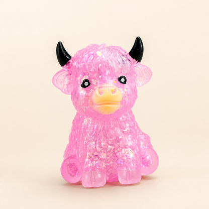 Mini-Highland-Rind-Squishy als Anti-Stress-Spielzeug