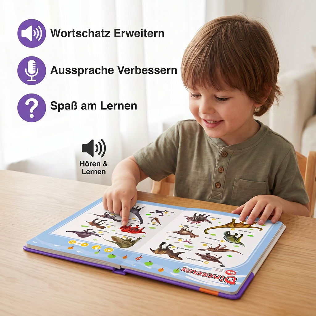 Sprechendes Englisch Lernbuch für Kinder