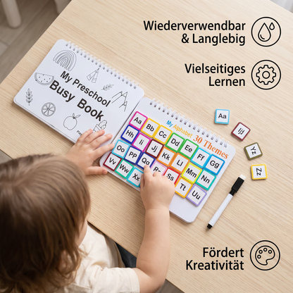 Montessori-Aktivitätsbuch – Wiederverwendbares Lernbuch für Vorschulkinder