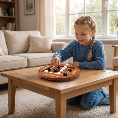 Drehbares Logik-Schachspiel – 4-Gewinnt-Strategie & Denkspiel für Kinder & Familie
