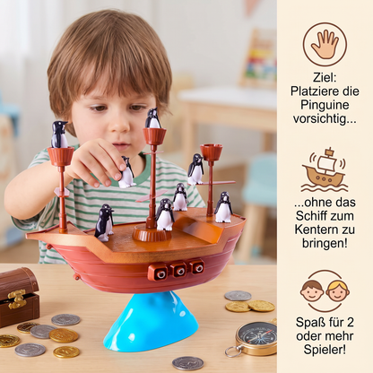 Pinguin Piraten Schiff Gleichgewichtsspiel