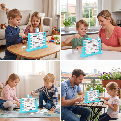 Pinguin Eiswand Balance Familien Spiel