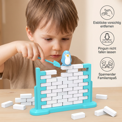 Pinguin Eiswand Balance Familien Spiel
