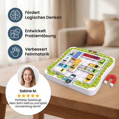 Logisches Denken - Auto Parkplatz Rätsel Spielzeug für Kinder