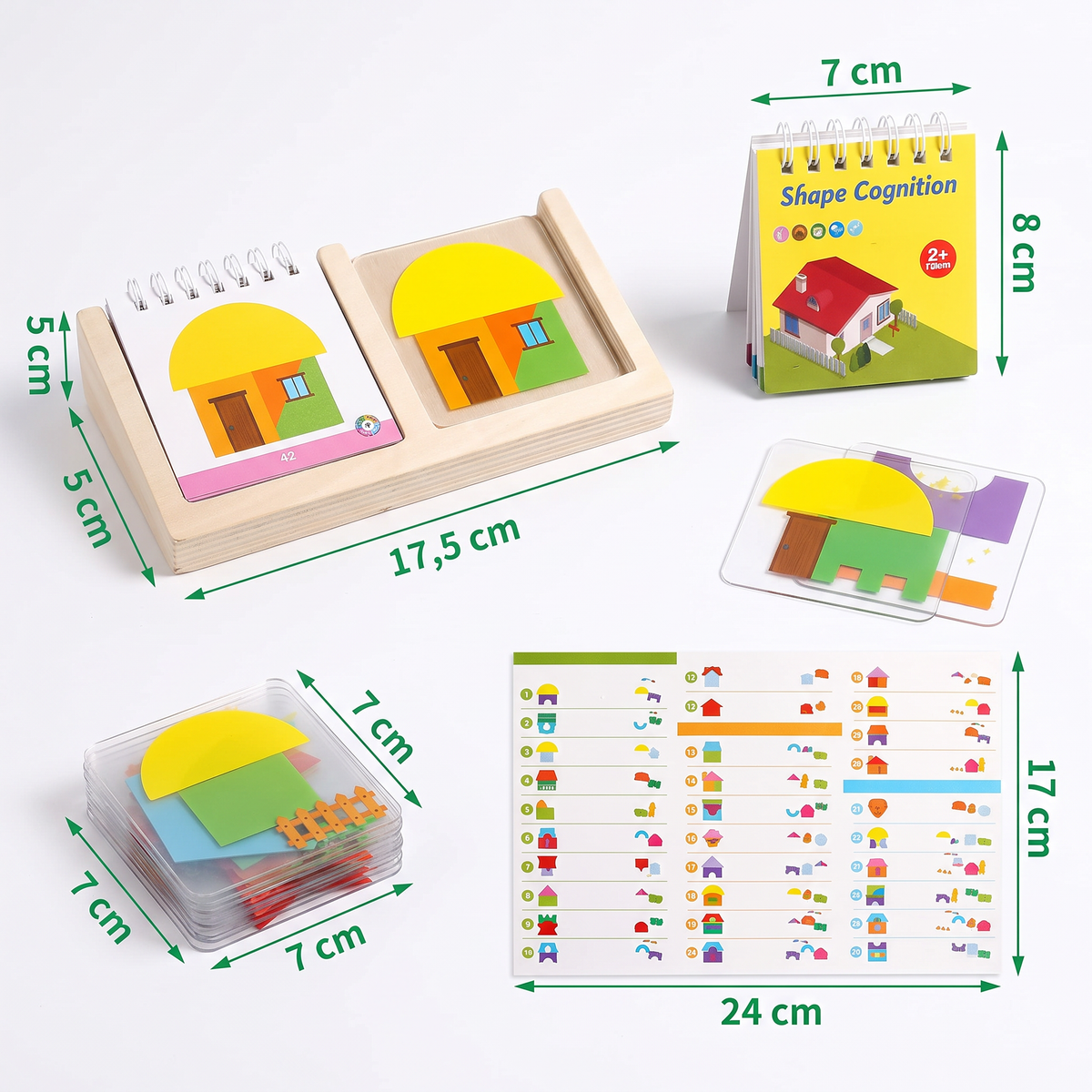 Geometrisches Farben und Formen Puzzle Rätselspiel - Fördert Logisches Denken!