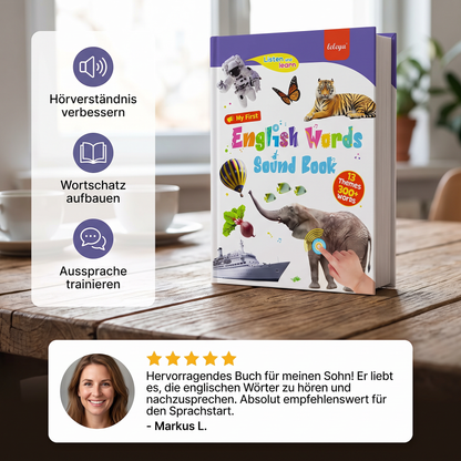 Sprechendes Englisch Lernbuch für Kinder