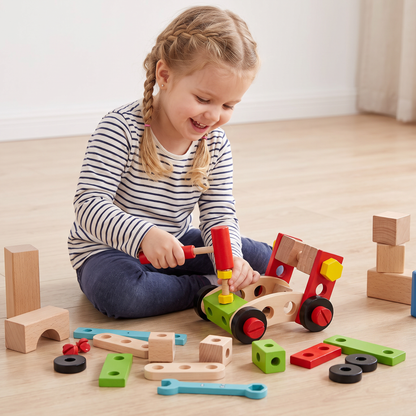 Kleines Werkzeugset für Baumeister – Das perfekte DIY-Spielset für Kinder!
