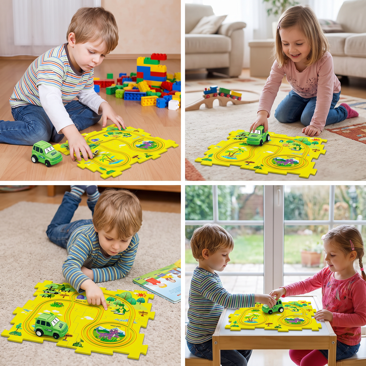 Bauen & Rennstrecke – Bauen, Spielen & Entdecken!