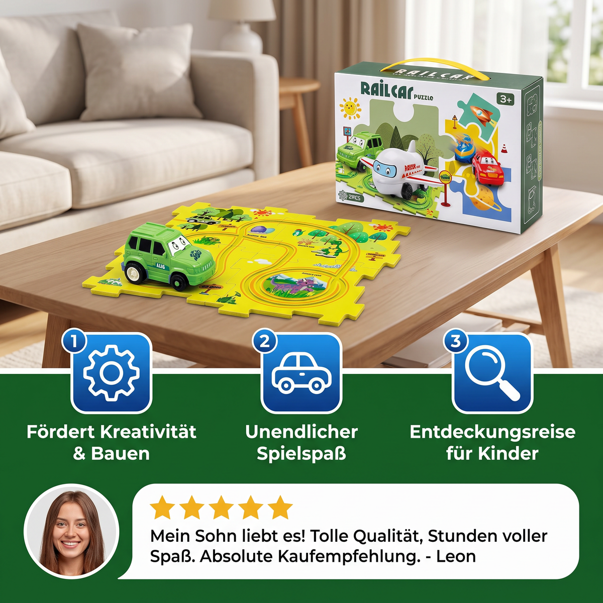 Bauen & Rennstrecke – Bauen, Spielen & Entdecken!
