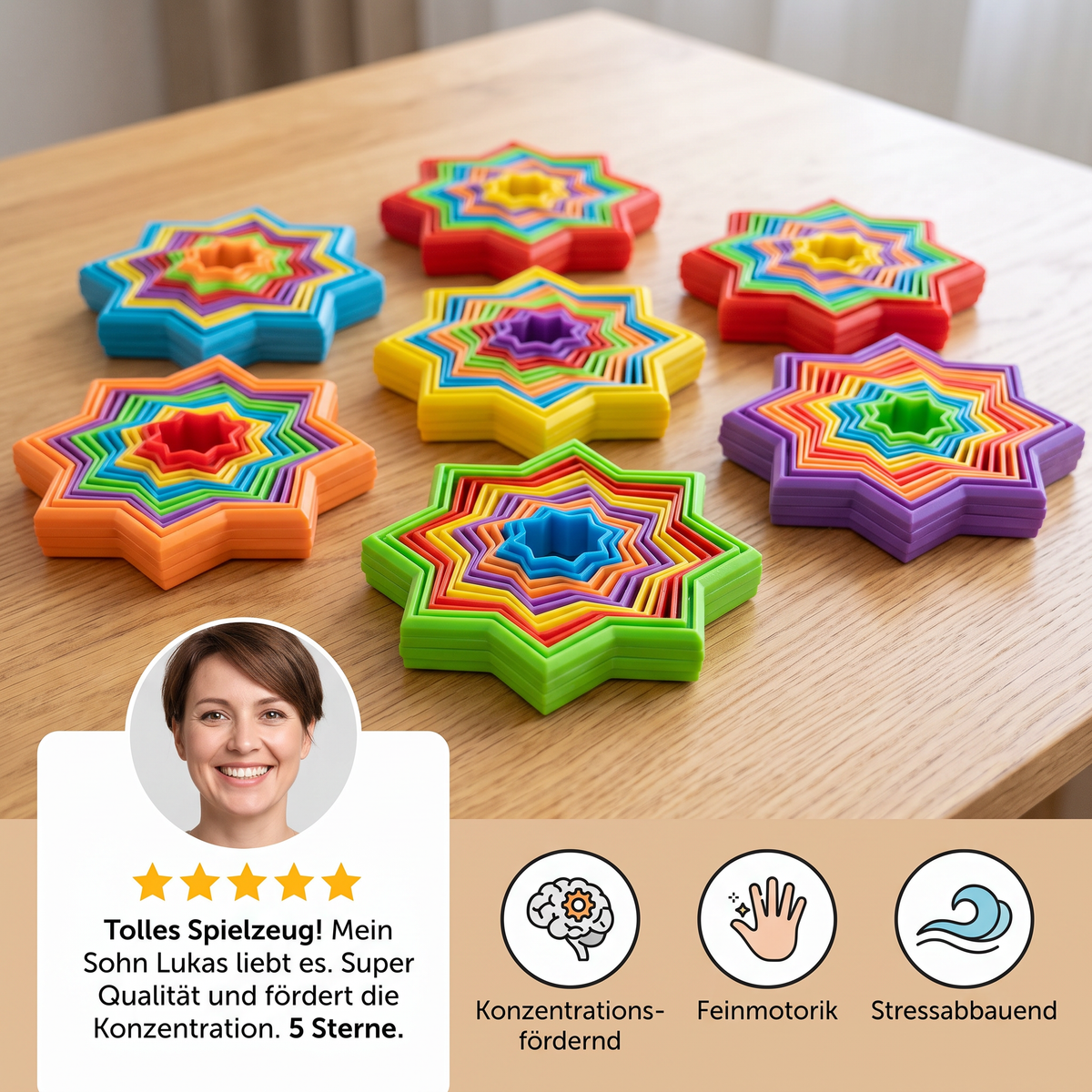 Twinkle Star Fidget – Spielerisches Sinneserlebnis für Kinder!