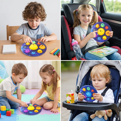 Galaxy Bubble Pop – Weltraum-Sensorikspielzeug für Kinder!