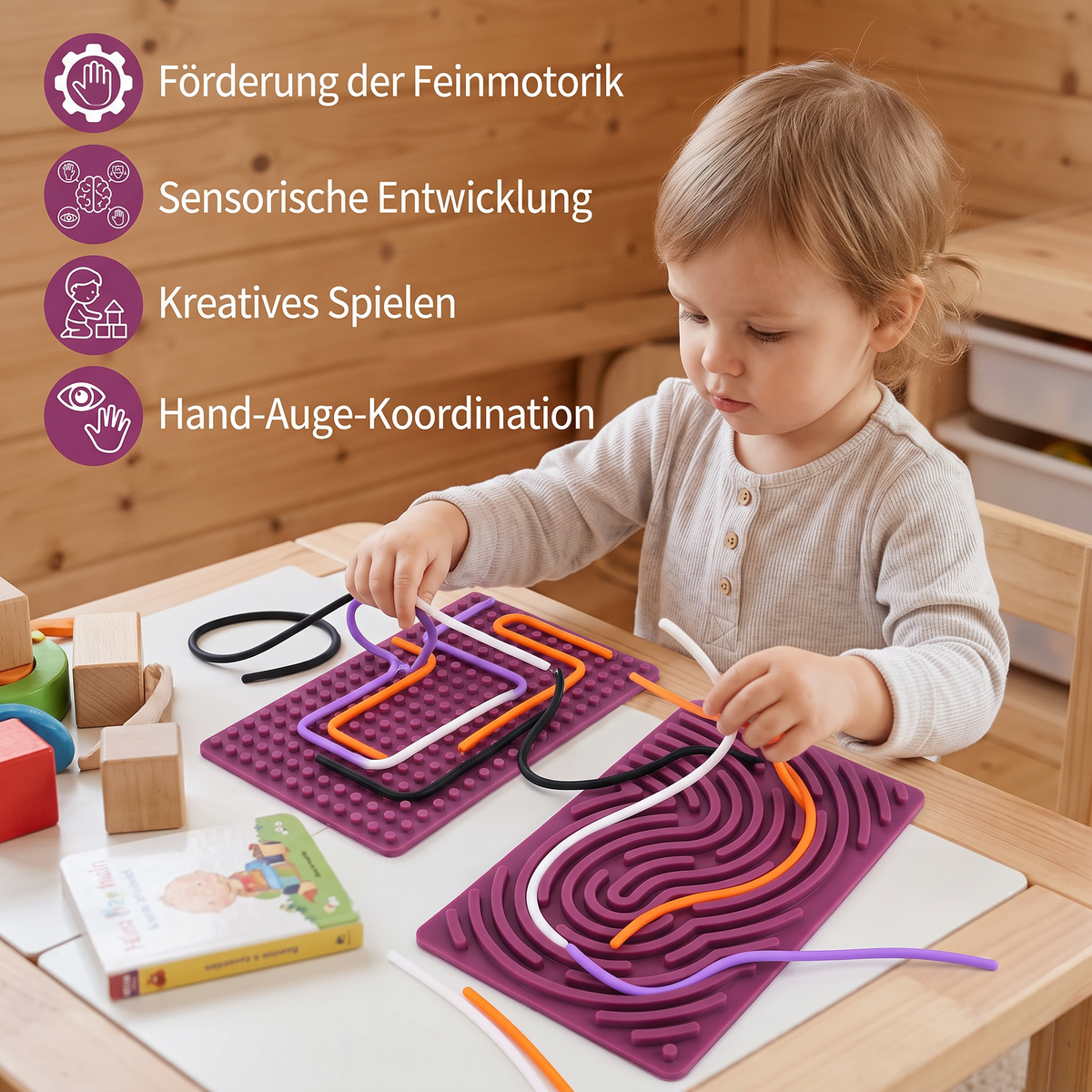 Pädagogisches Montessori-Sensorikspielzeug