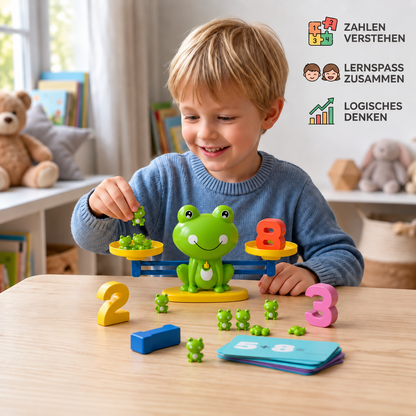 Mathematik-Frosch-Balance-Spiel