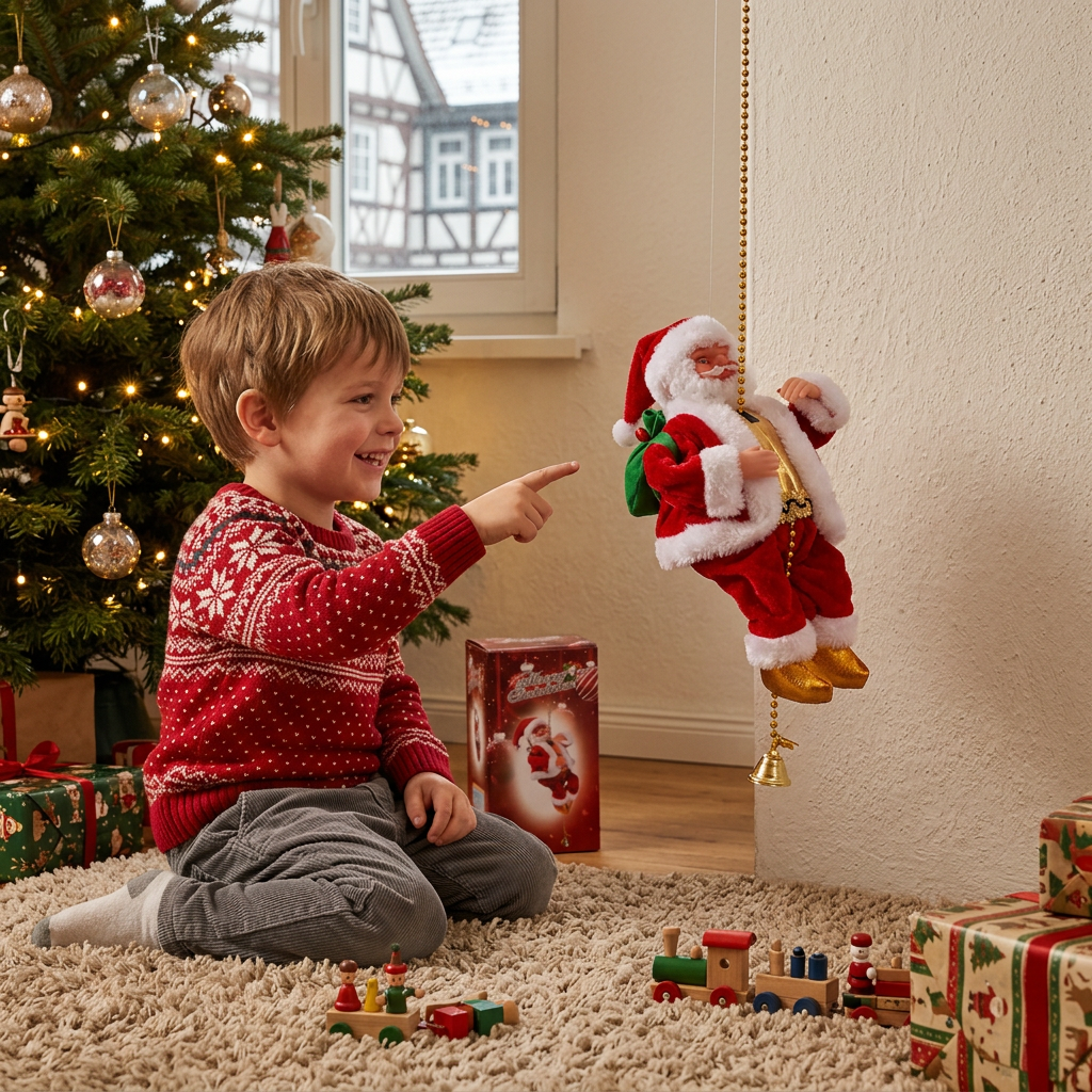 Kletternder Weihnachtsmann – Kinderspielzeug