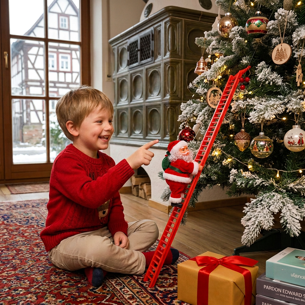 Leder-Kletternder Weihnachtsmann