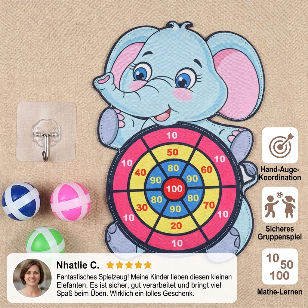Niedliches Dartspiel für Kinder