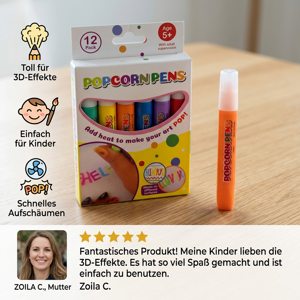 Magische Popcorn-Malstifte