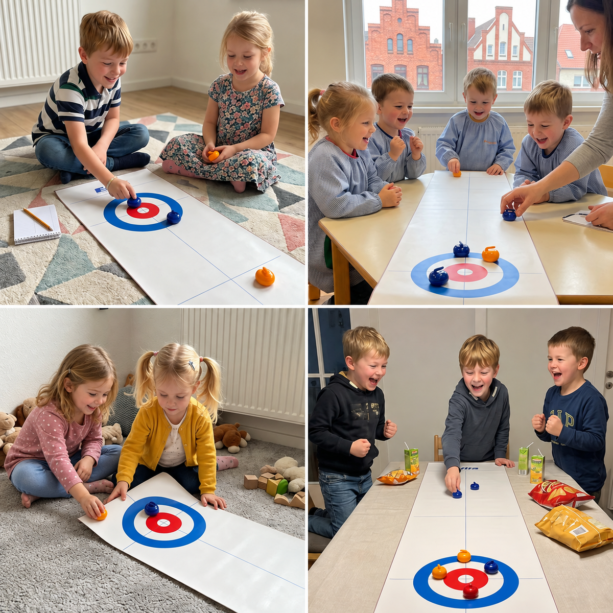 Mini-Curling-Spiel