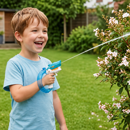 Elektrische Hai-Wasserpistole für Kinder – Vollautomatischer Wasserspaß für heiße Sommertage