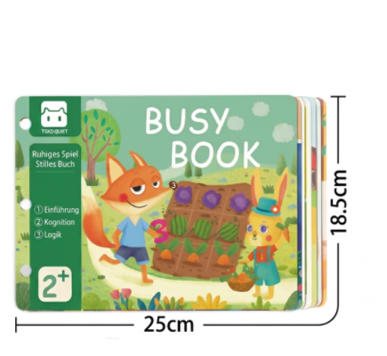Sensorisches Montessori Beschäftigungsbuch