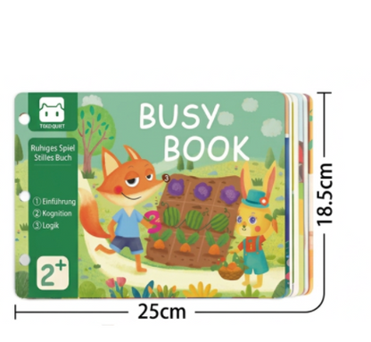 Sensorisches Montessori Beschäftigungsbuch