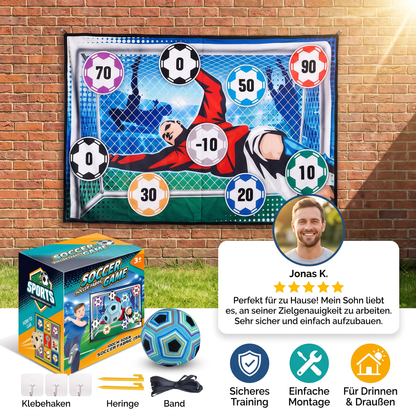 Sichere Fußball Ziel Schusswand für Zuhause