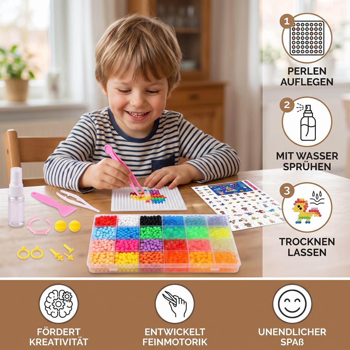 Magisches Wasser Perlen Bastel Box Set