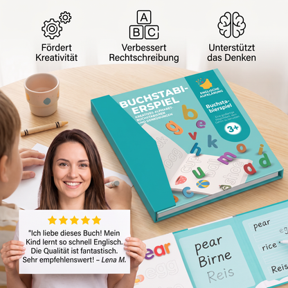 Montessori Kreatives Alphabet Lern und Mal Beschäftigungsbuch für Babys