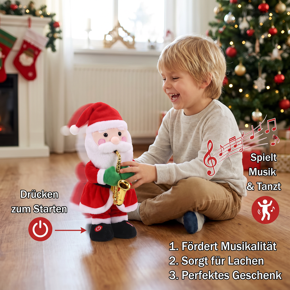 Tanzender Weihnachtsbaum – Spielzeug