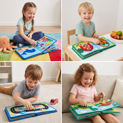 QuietBook – Robustes Montessori-Geschichtenbuch