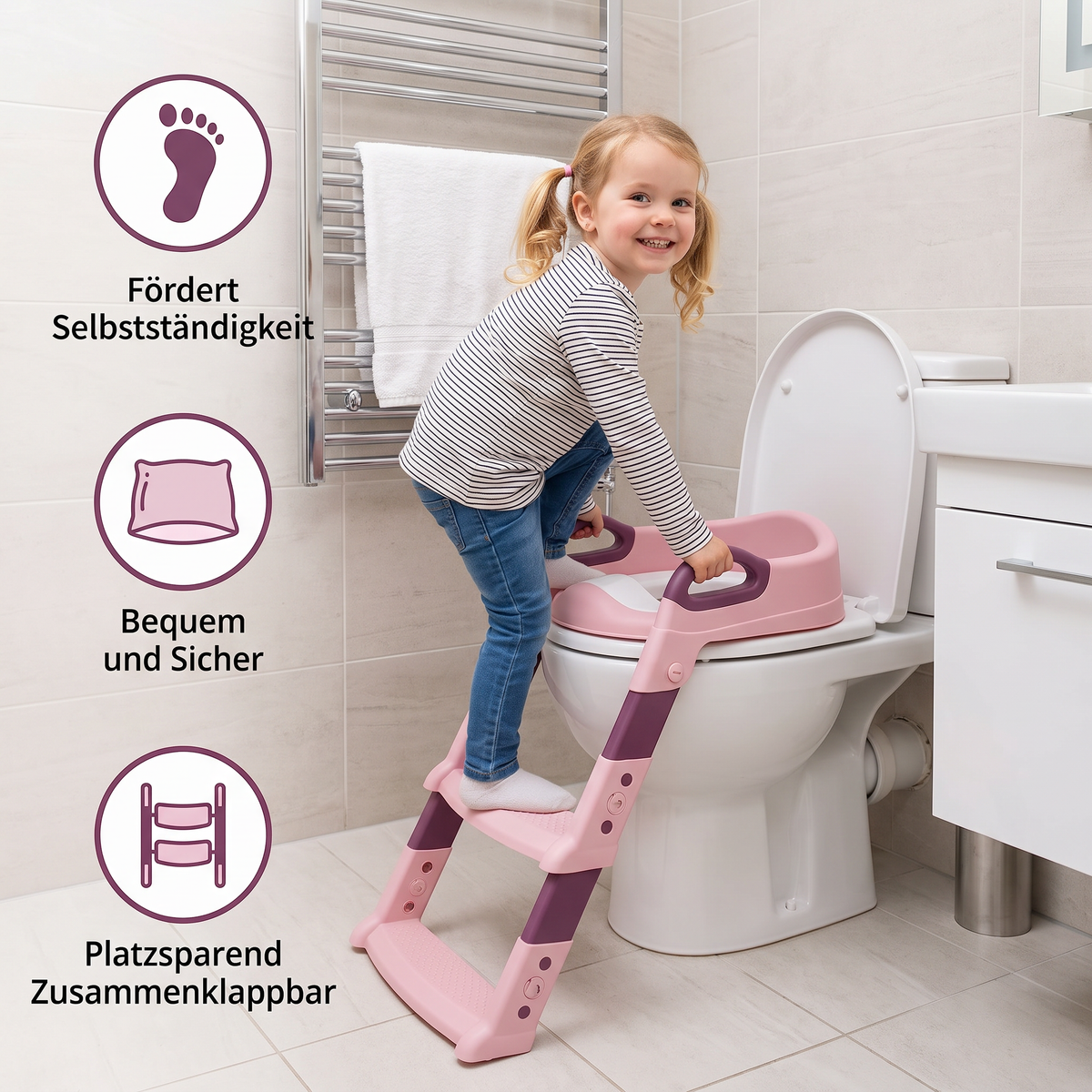PottyTrainer – Toilettentrainer mit Stufe