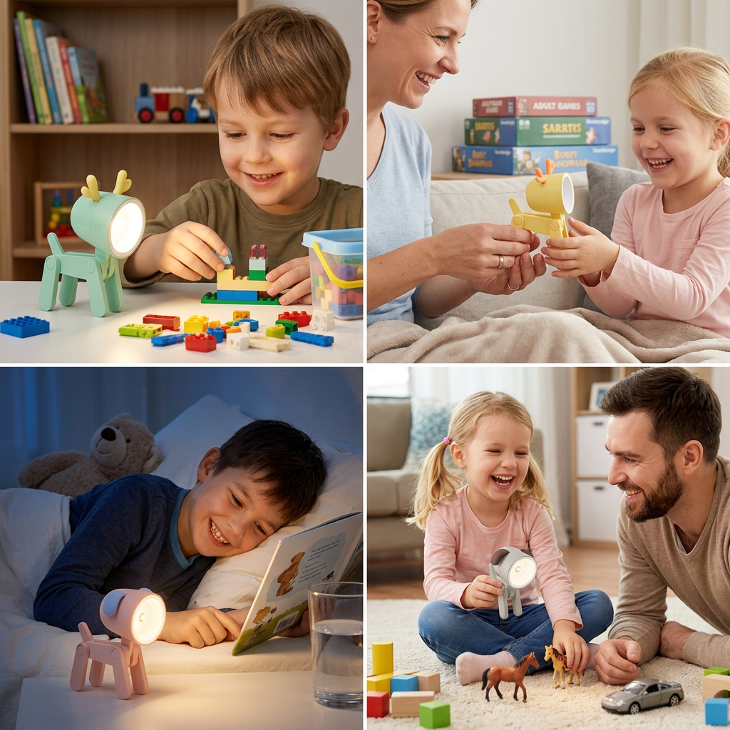 Niedliche Tierlichter für Kinder