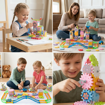 Drehbares Montessori-Bausteinspielzeug