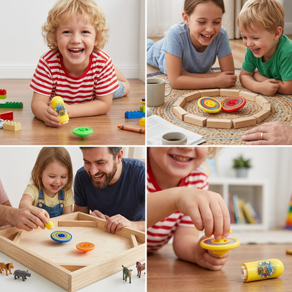 Stapelbares Kreiselspielzeug