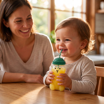 HoneyBear Kinder-Trinkflasche