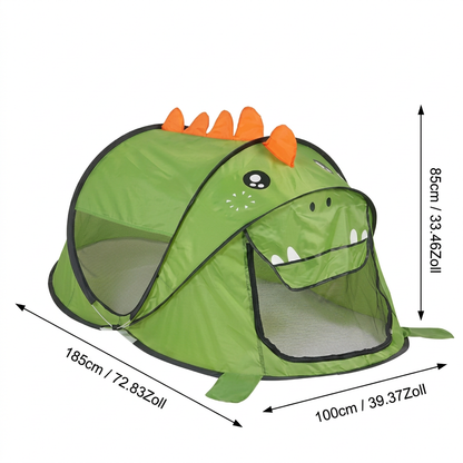 Faltbares Dino-Spielzelt für Kinder – perfekt für warme Tage & gemütliche Spielstunden