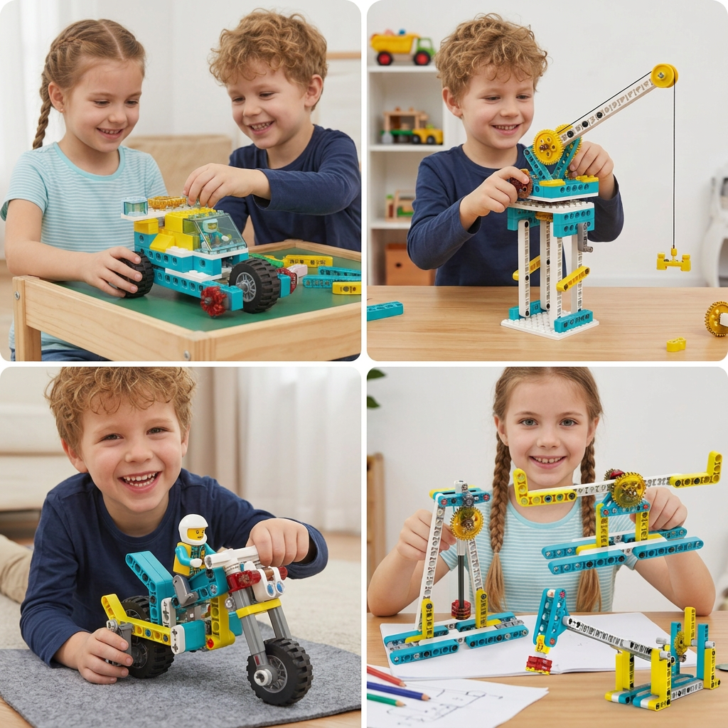 3in1 Wissenschaft und Technik Baustein Spielset