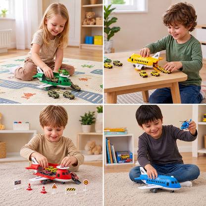 Flugzeug und Fahrzeug Spiel Set
