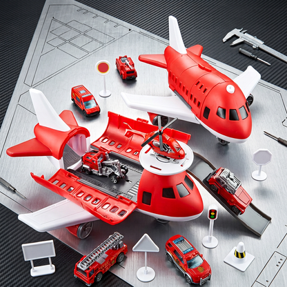 Flugzeug und Fahrzeug Spiel Set