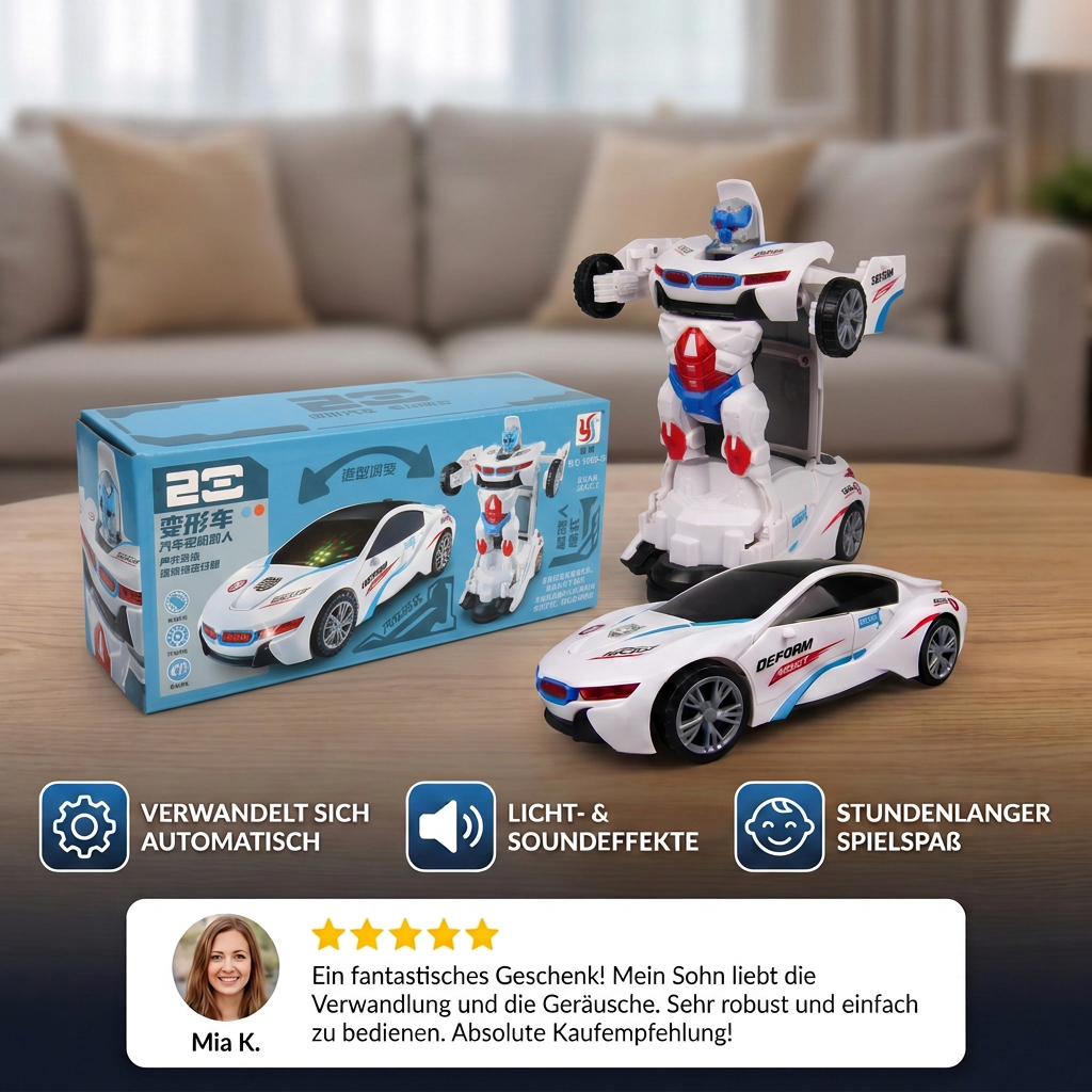 Transformierendes Polizei Auto Spielzeug