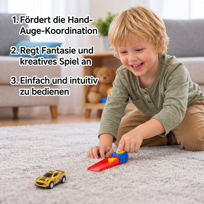 Auto Katapult Rennspiel Set