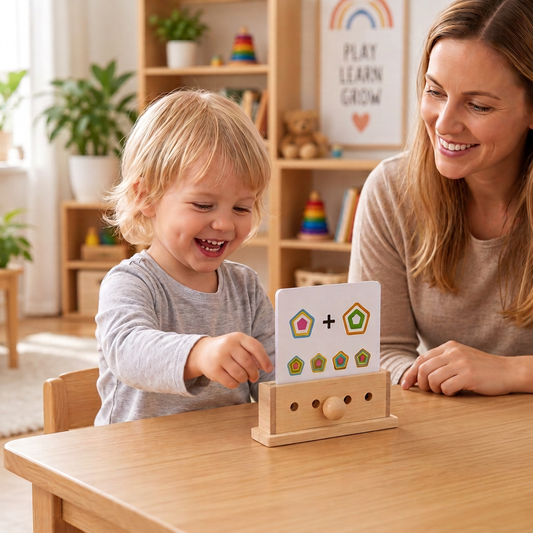 Holz Logik Entschlüsselungs Lernspiel für Kinder - Frühe Fähigkeiten Fördern!