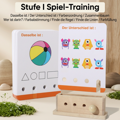 Holz Logik Entschlüsselungs Lernspiel für Kinder - Frühe Fähigkeiten Fördern!